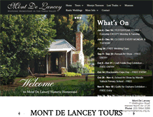 Tablet Screenshot of montdelancey.org.au